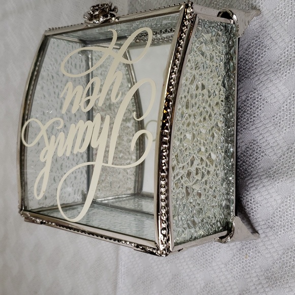 Cynthia Rowley Thank you glass jewelry case - Picture 5 of 10
